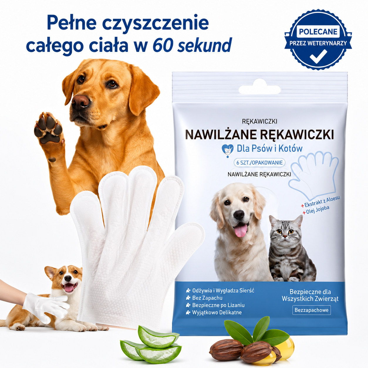 REKAWICE DO CZYSZCZENIA PSÓW