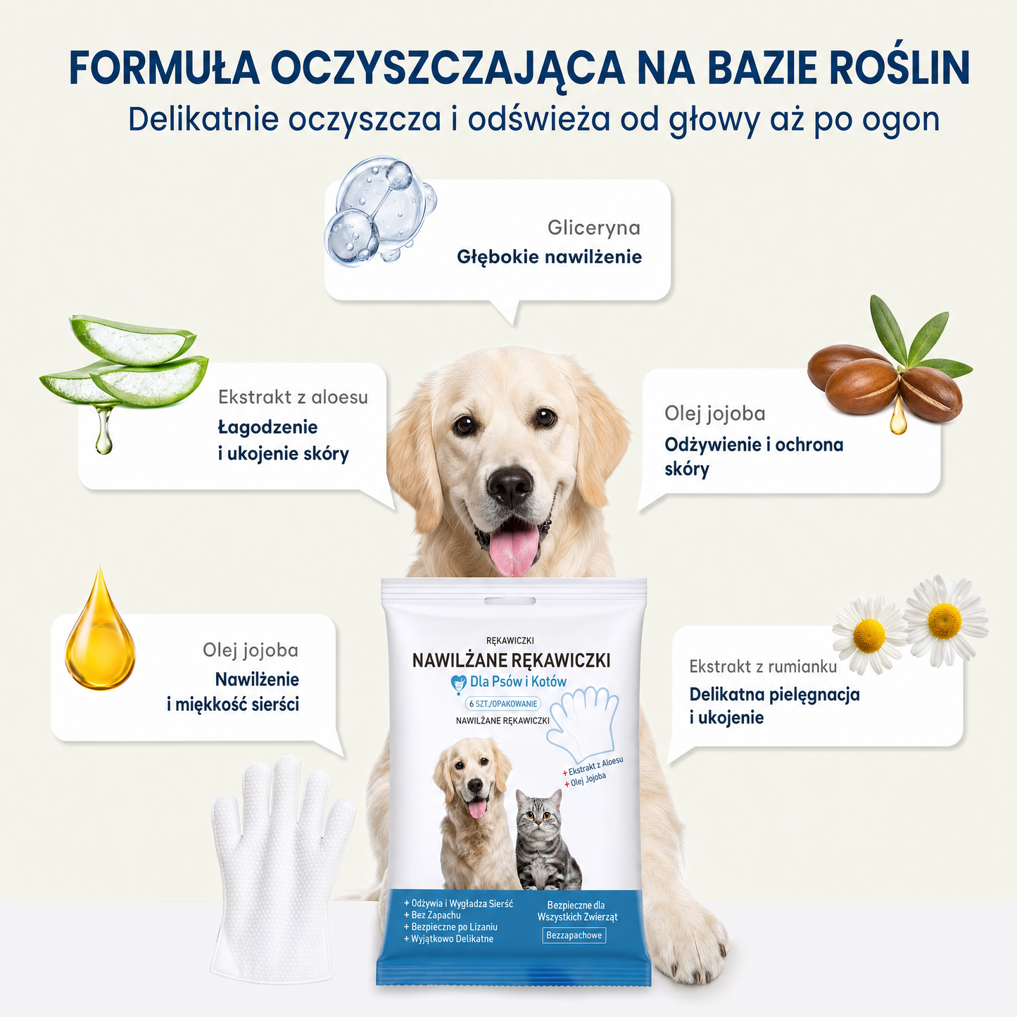 REKAWICE DO CZYSZCZENIA PSÓW